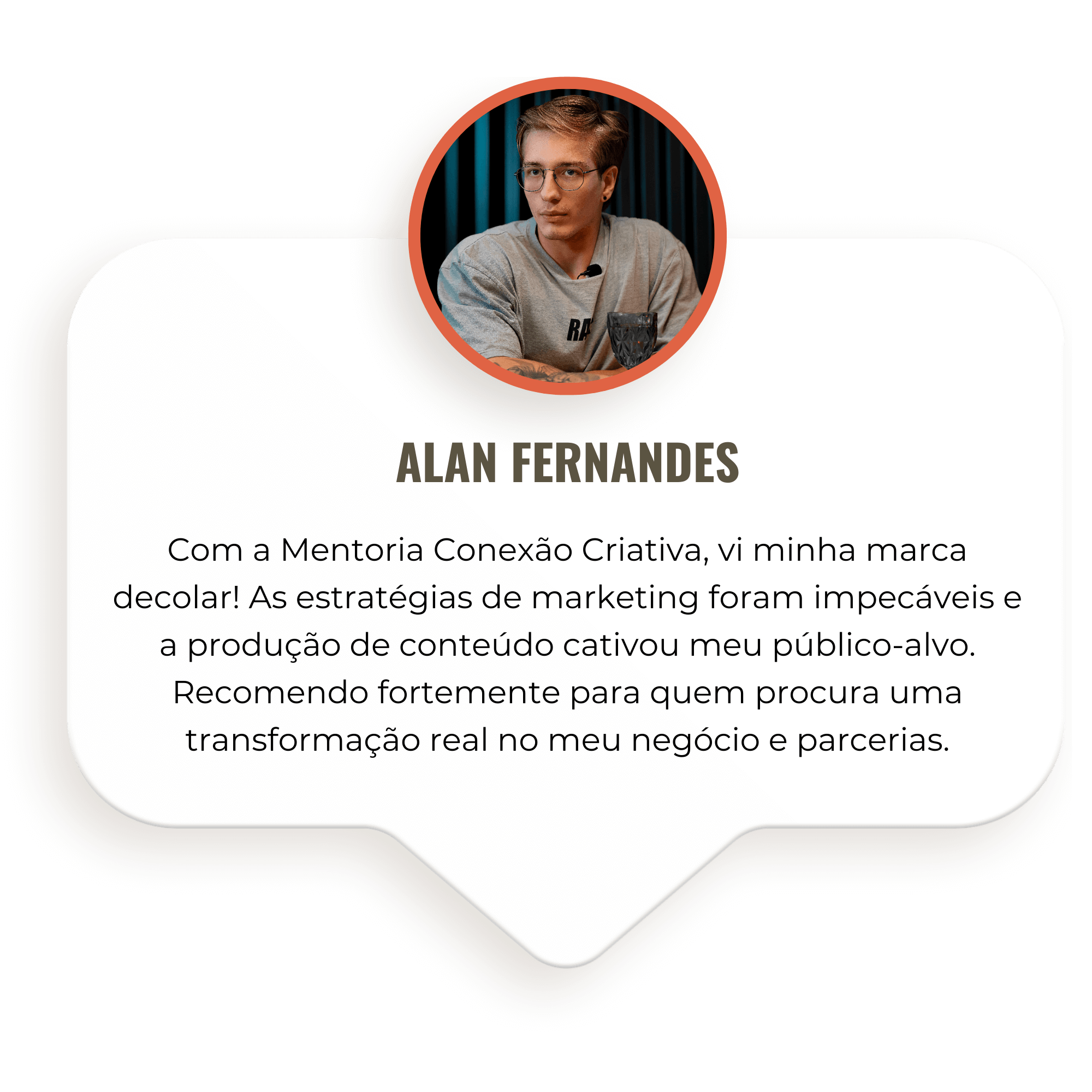 Depoimento de Alan Fernandes